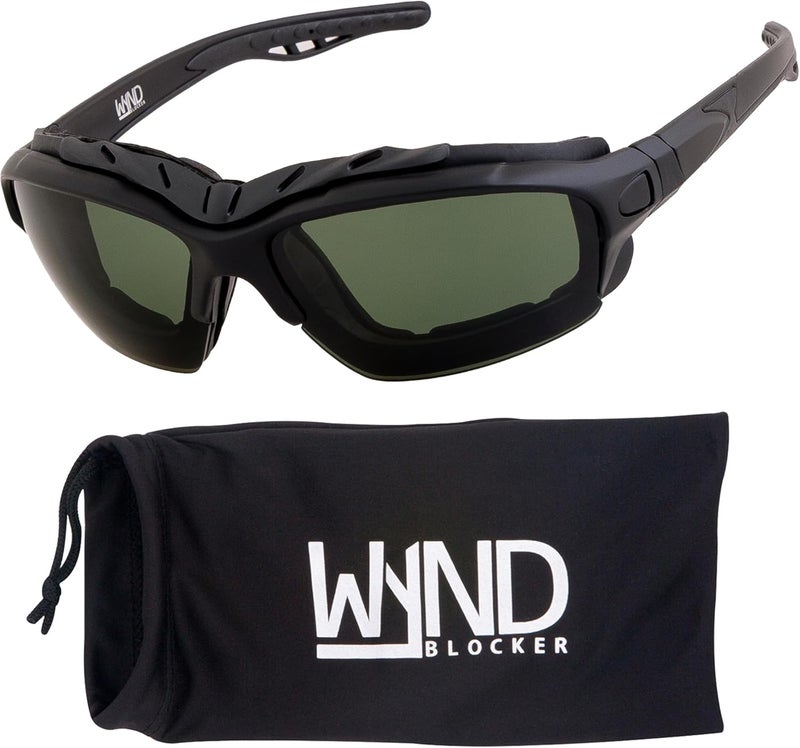 WYND Blocker Calvert Motorcycle Riding Glasses Extreme Sports Wrap Dry Eye Sunglasses (Model 338) - Image 1